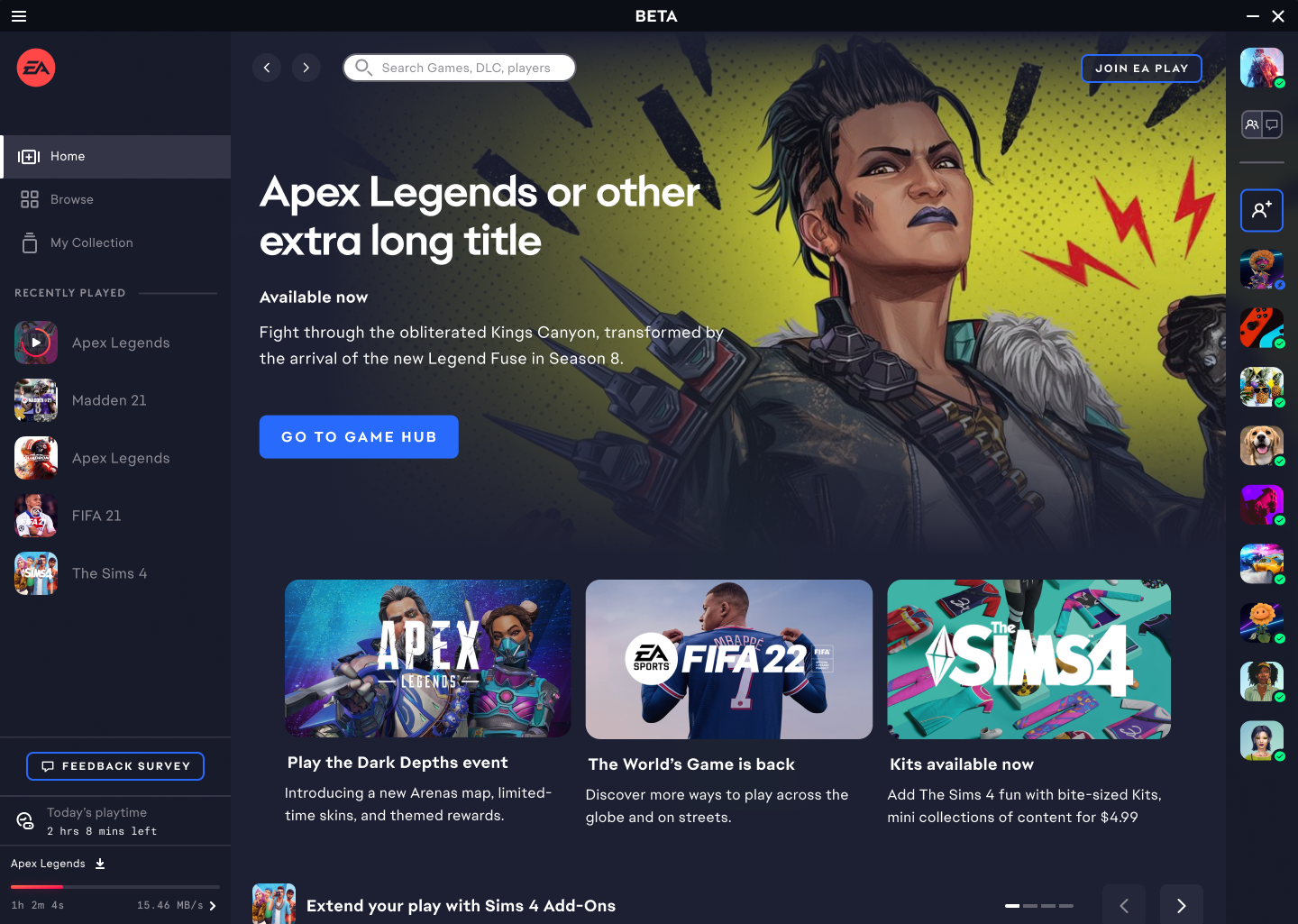 Image of EA application